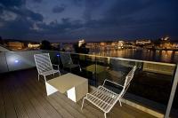Panorama fenomenal sobre el Danubio - Hotel Lanchid 19 - suite con terraza - design hotel Budapest